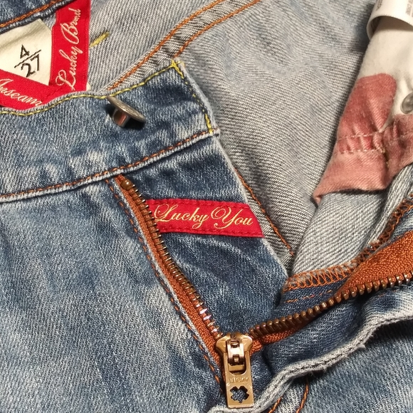 Lucky Brand Light Wash Denim Jeans Size 4 / 27 - Picture 5 of 8